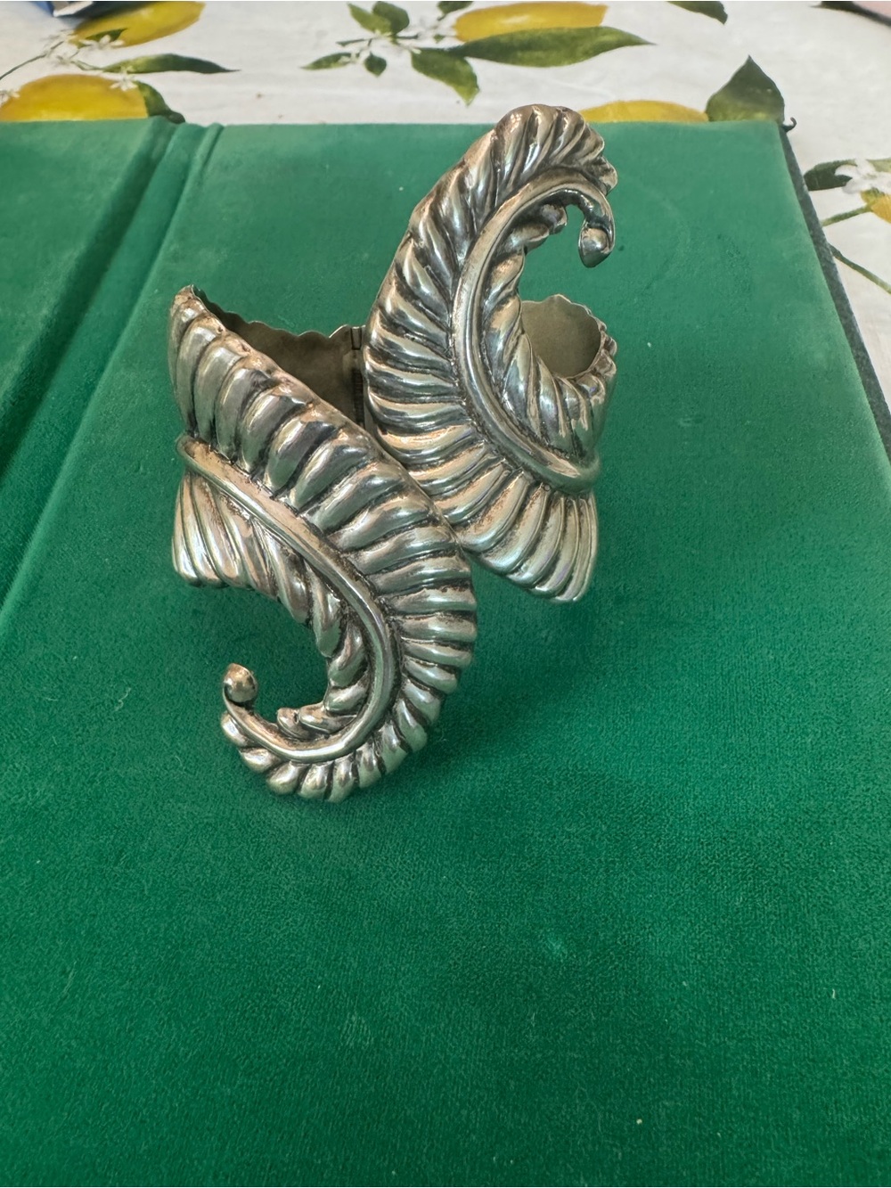 Mexican Taxco Sterling Silver Cuff Bracelet